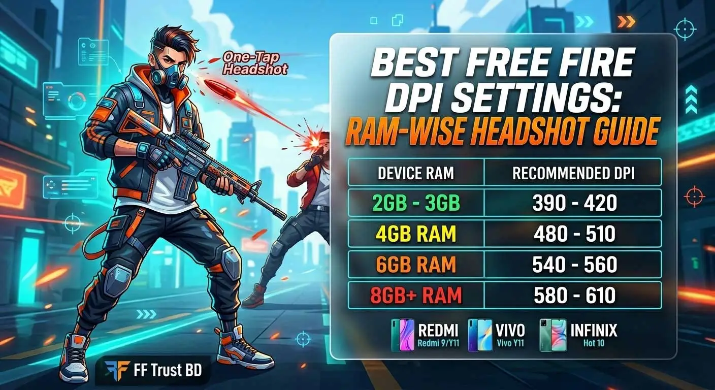Best Free Fire DPI Settings for One-Tap Headshot Guide