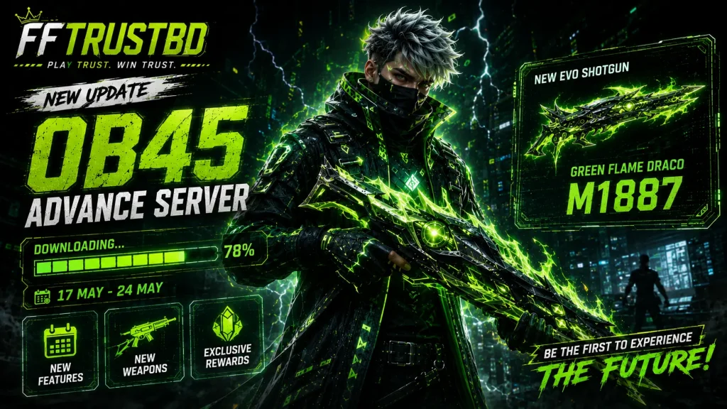 ৫ই জুনের আগেই জেনে নিন OB45 Advance Server-এর অবিশ্বাস্য সব আপডেট!