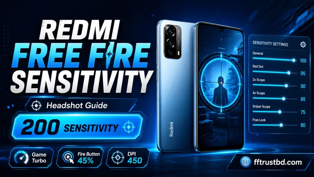 Redmi Free Fire Sensitivity 2026 – Headshot Guide