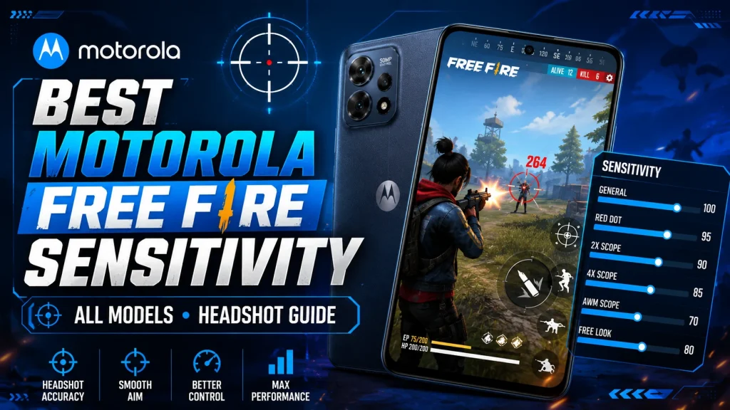 Best Motorola Free Fire Sensitivity Settings 2026 – All Models Headshot Guide